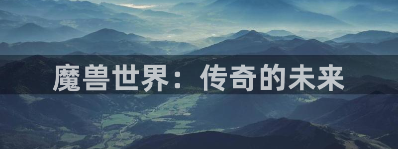 真实庄闲游戏下载：魔兽世界：传奇的未来