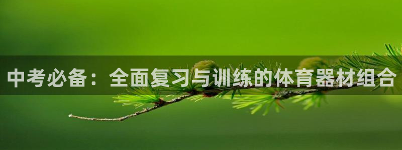 球客岛：中考必备：全面复习与训练的体育器材组合